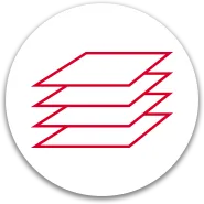 3d layer model icon