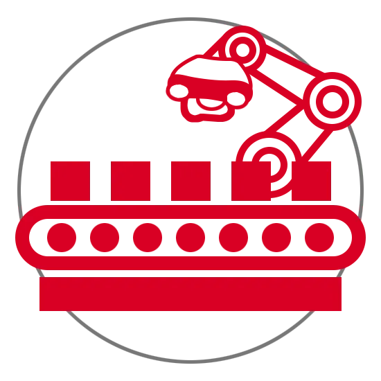 production measurement icon